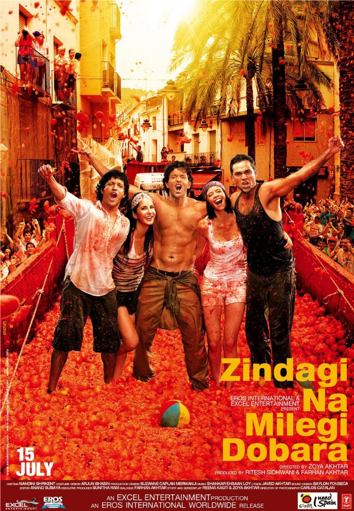 Zindagi na Milegi Dobara roadtrip movie visits the La Tomatina festival in Bunoz